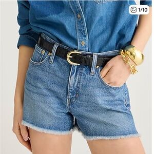 NWT J. Crew Mid-rise denim shorts